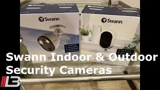 New Swann Alert Indoor & Spotlight Outdoor Wireless Security Camera Unboxing & Setup 
