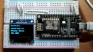 IoT Weather Station Using NodeMCU-Micropython and an OLED display