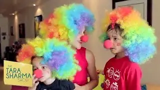 The Tara Sharma Show - Fun Time | Tara, Zen & Kai As Clowns
