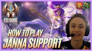 HOW TO PLAY JANNA SUPPORT PRESEASON SEASON 12 | Best Build & Runes | Season 12 Janna Guide