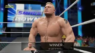 WWE 2k22 Kalash vs Brock Lesnar gameplay