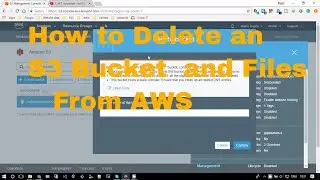 How to Delete an S3 Bucket  and Files || Curious Abeey