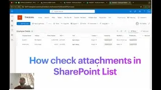 How to check attachments in SharePoint list 