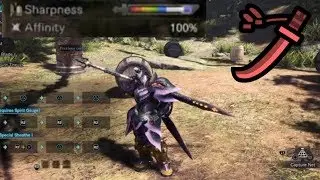 100% Affinity + purple sharpness +Master’s touch Endegame build