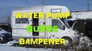 MOTORHOME WATER SURGE DAMPENER