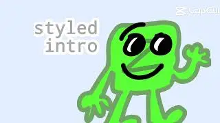 Animatic battle  styled intro