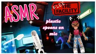 ROBLOX ASMR- FLEE THE FACILITY ~ plastic spoons on mic🥄🎙️