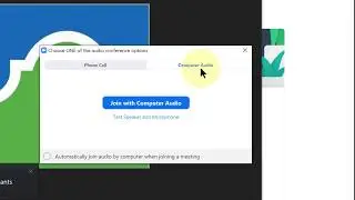 Zoom | Join Audio By Phone  (for paid account only)