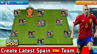How To Create Spain Team In Dream League Soccer 2019