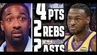 Gilbert Arenas DEFENDS Bronny James: 'He's Better Than You Think!' After Rough Summer League Start