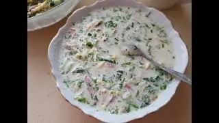 Вкуснейшая окрошка.🍲 Весенние щи 