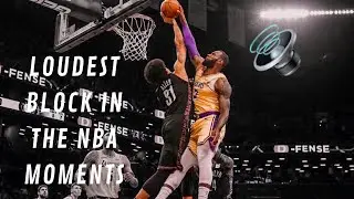LOUDEST BLOCKS IN NBA MOMENTS