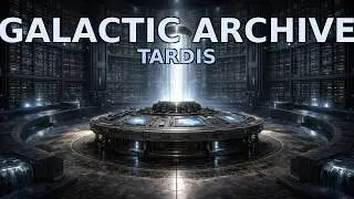 TARDIS Console Room Concept #14 | Galactic Archive Inspired by Asimov