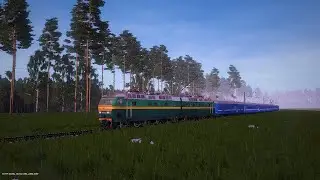RTrainSim - ЭП1М-506 с 38-м поездом по Павловску