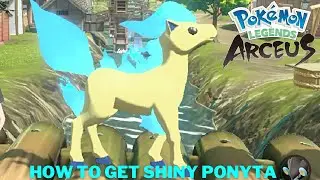 How to Get Shiny Ponyta  -  Pokemon Legends Arceus