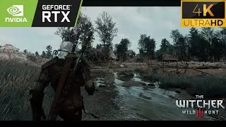 [4K] The Witcher 3 Next-Gen Cinematic Ray Tracing Modded Graphics | Benis LM + UHG Reshade Showcase