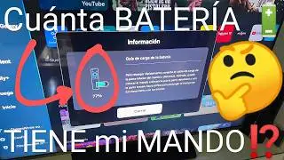📱🔋🤔 Como SABER CUANTA BATERÍA tiene el MANDO (Eco Remote Control) de mi SAMSUNG SMART TV❓