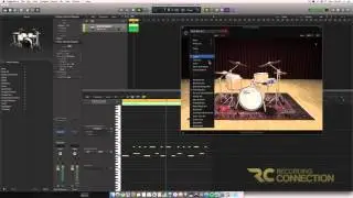 Recording Connection - Drum Kit Designer in Logic Pro X