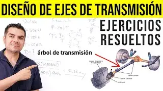 🔥 10 Ejercicios Resueltos de EJES de Transmisión de Potencia | Diseño de Flechas 🔴TORSIÓN Parte 4