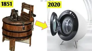 Evolution of washing machines 1851 - 2020 | HISTORY of washing machine