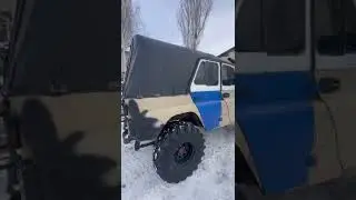 UAZ 469 with a 1UZ V8 280hp engine for evaluation, part 1