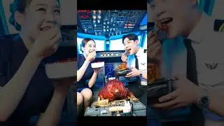 Mukbang Airlines #aidrawing #mukbang #airplanefood #korean