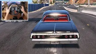 1964 Chevrolet Impala SS - GTA V | Logitech G29 🔥 When GTA VI ? Who waiting? REVIEW