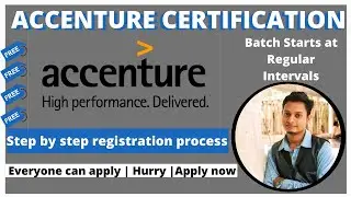 Accenture Training & Certification FREE Program | Digital Skills Certification Registration Process