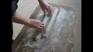 Вытягивание гипсовых молдингов