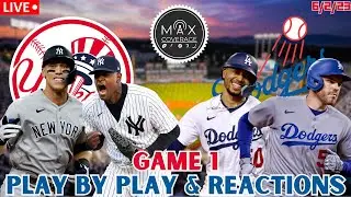 WATCH: New York Yankees vs Los Angeles Dodgers | LIVE Play-By-Play | Game 1 (6/2/23)