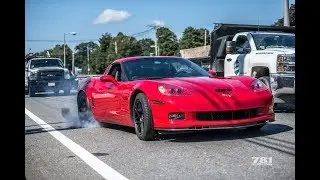 Cars and Coffee [My Z06 tried to be a mustang!]