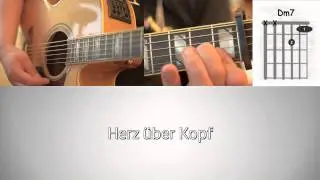Joris - Herz über Kopf - How to play im Standard Tuning - Akkorde - Guitar Cover - Lyrics