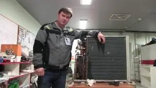 Повреждение конденсатора из за зимней эксплуатации кондиционера ...
