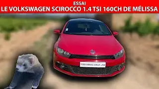 Essai Volkswagen Scirocco (2008) 1.4 tsi 160ch de Mélissa