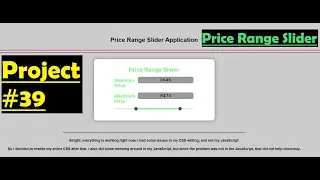 Creating an Interactive Price Range Slider with HTML, CSS & JavaScript