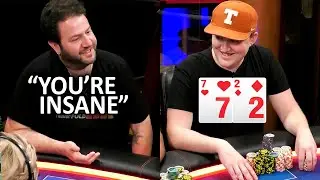 He's Got The Worst Hand In Poker But Refuses To Fold...