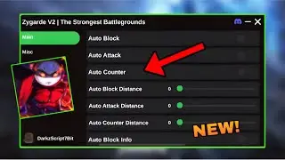 [🔥] The Strongest Battlegrounds Script | Auto Block ,Auto Counter, Auto Counter,  *Direct link*