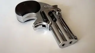 Kimar  Derringer Chrome. Мини револьвер под патрон Флобера. Kimar  Derringer