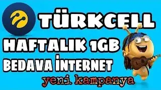 TURKCELL {HAFTALIK 1GB} BEDAVA İNTERNET 2020