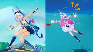 Mualani Idle Animation Detail | Genshin Impact