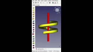FreeCAD Additive Helix  - Walkthrough - NOT a tutorial. #short #shorts