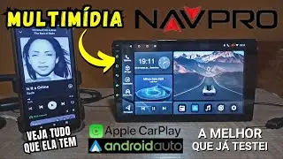 Central Multimídia NavPro QuadCore Plus Com CAR PLAY- VEJA TUDO QUE ELA TEM - Navpro Brasil