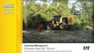 Cat® 586C Site Prep Tractor Application Video