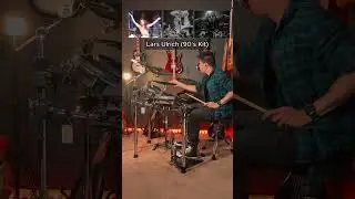 Master of Puppets with 3 different signature drum kits 