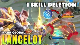 1 SKILL DELETION !! Lancelot Best Build and Gameplay ~ Top Global Lancelot 2022 ~ Mobile Legends