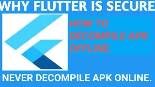 DECOMPILE APK OF ANDROID NATIVE OR FLUTTER PROJECT OFFLINE. WHY NEED PROGUARD IN ANDROID | Hindi
