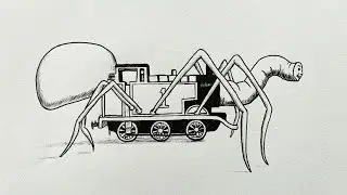 How to draw a Cursed Thomas the Train EXE , Drawing Step by step