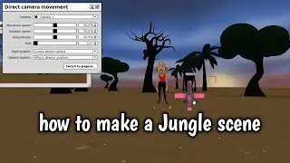 How to create a jungle Scene | how to make cartoon video