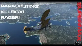SCUM Game, A4 Bunker Killbox, Getting a Rager and Testing Parachuting! On SUPERMAX! 
