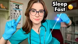 ASMR Nurse Exam in Bed 🩺 Medical ASMR for Sleep 😴 Eye, Ear, Head to Toe Cranial Nerve Exam